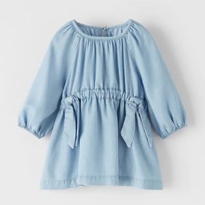 *SOLD* BRAND NEW Zara Girl Chambray Dress 4-5